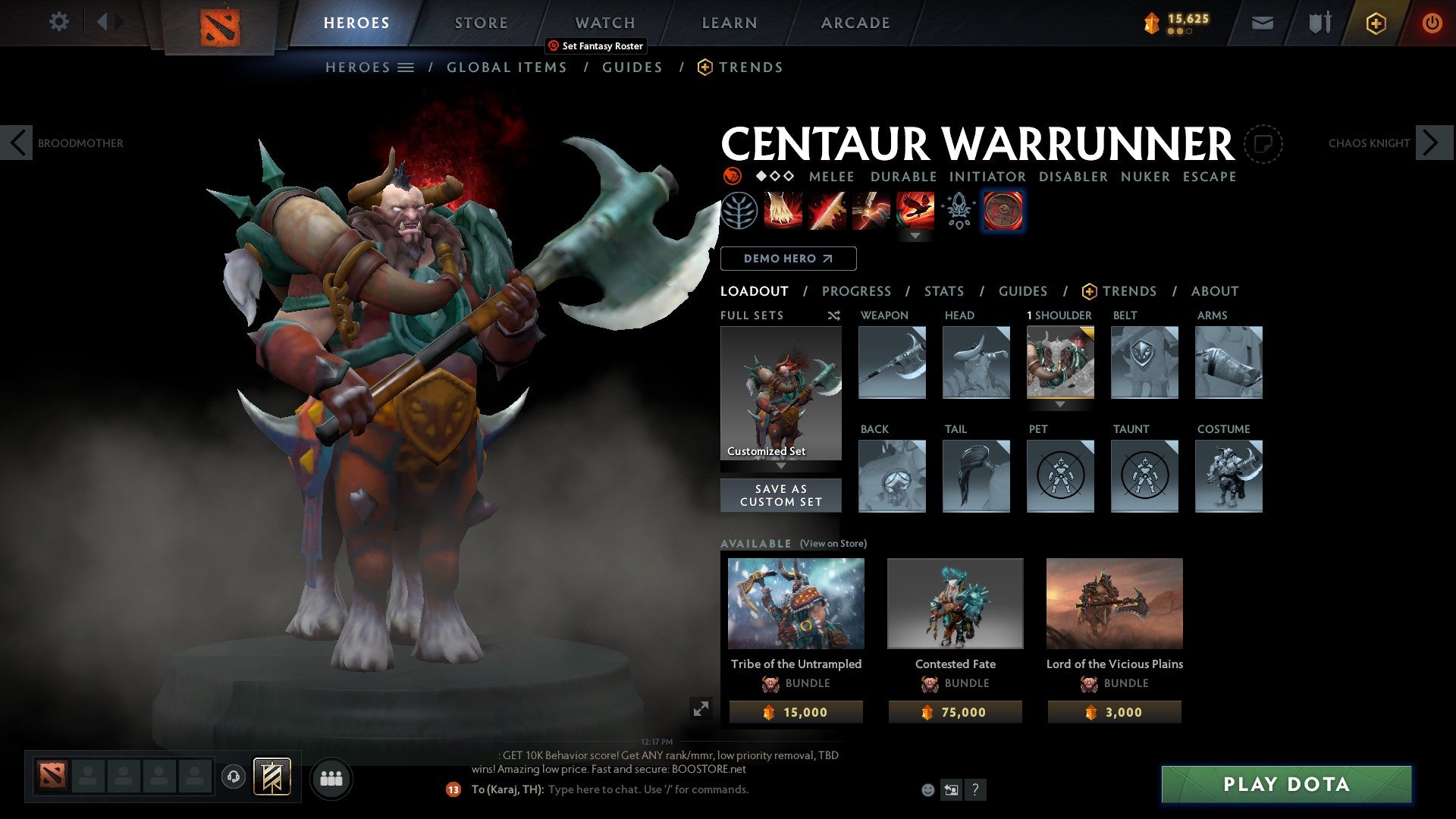 Immortal | MMR: 5548 - Behavior: 9840