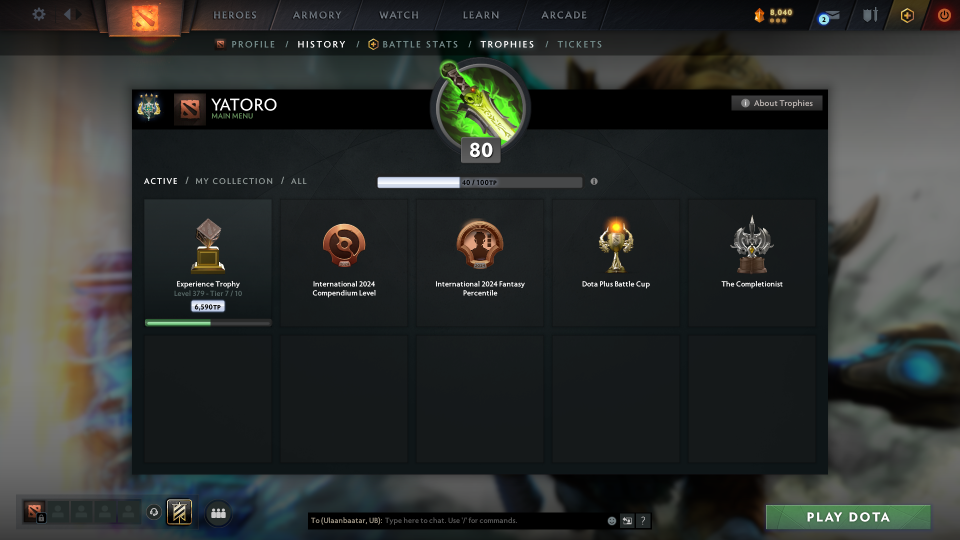 MMR: 2694 - Behavior: 7981