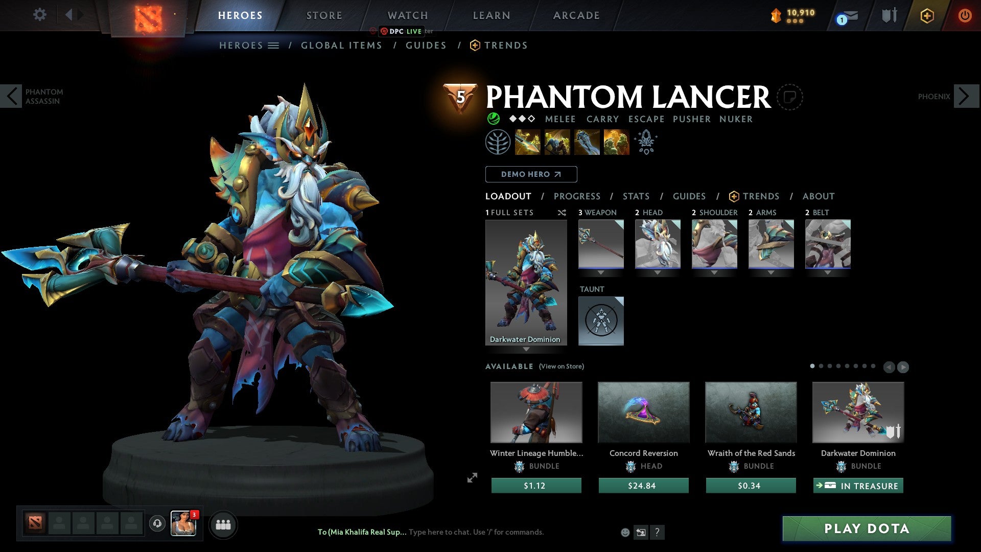 Immortal | MMR: 5774 - Behavior: 10000