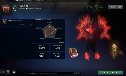 Herald I | MMR: 98 - Behavior: 10023 - Communication: 10023