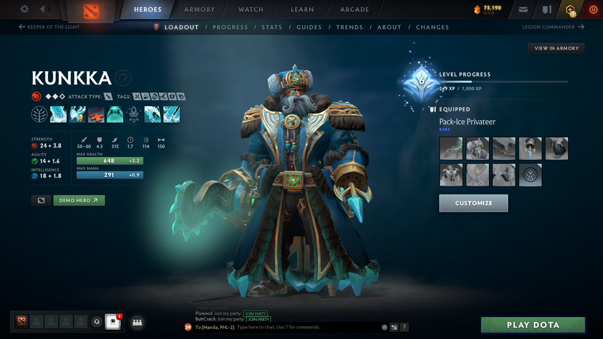 Legend III | MMR: 3417 - Behavior: 8182 - Communication: 8182