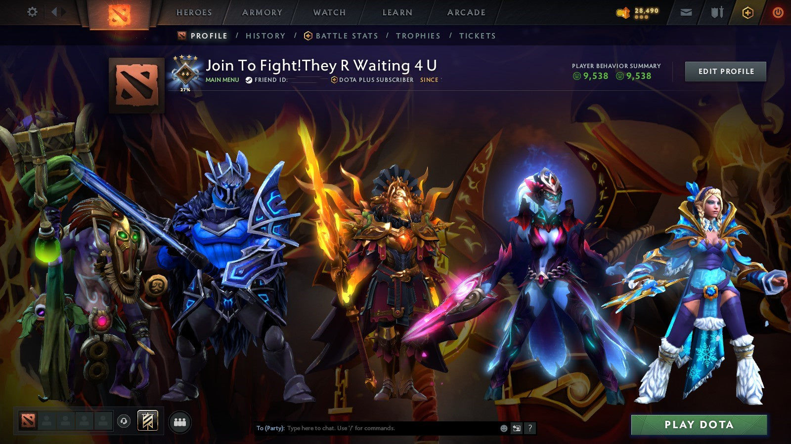 MMR: 1274 - Behavior: 9538