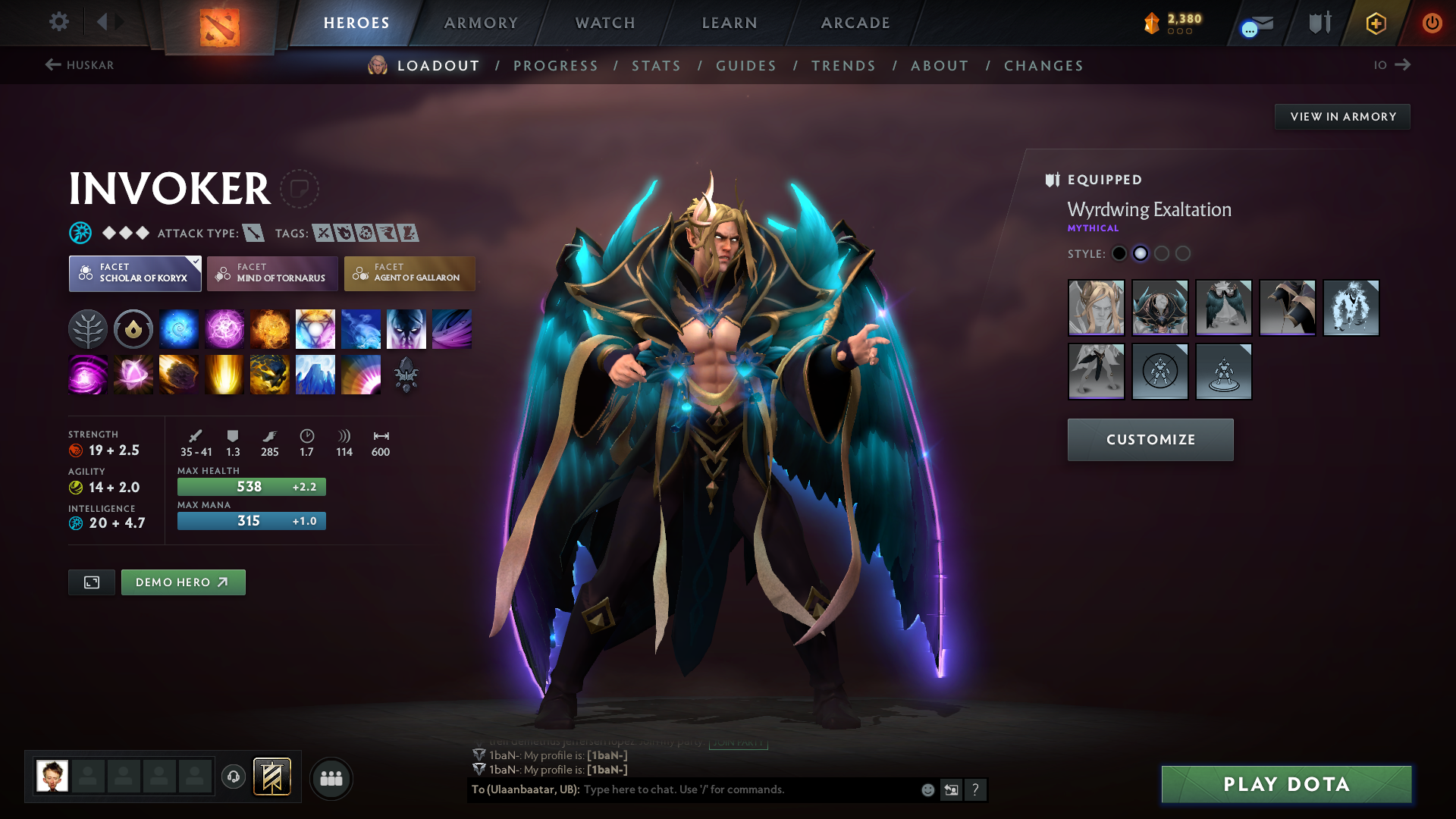 Archon V | MMR: 2857 - Behavior: 11515 - Communication: 11515