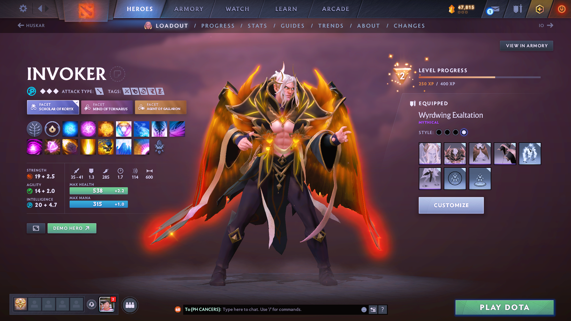 Legend I | MMR: 3108 - Behavior: 8795 - Communication: 8795