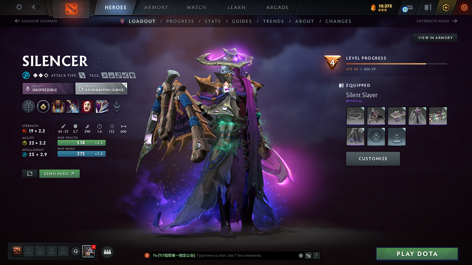 Legend IV | MMR: 3461 - Behavior: 8592 - Communication: 8592