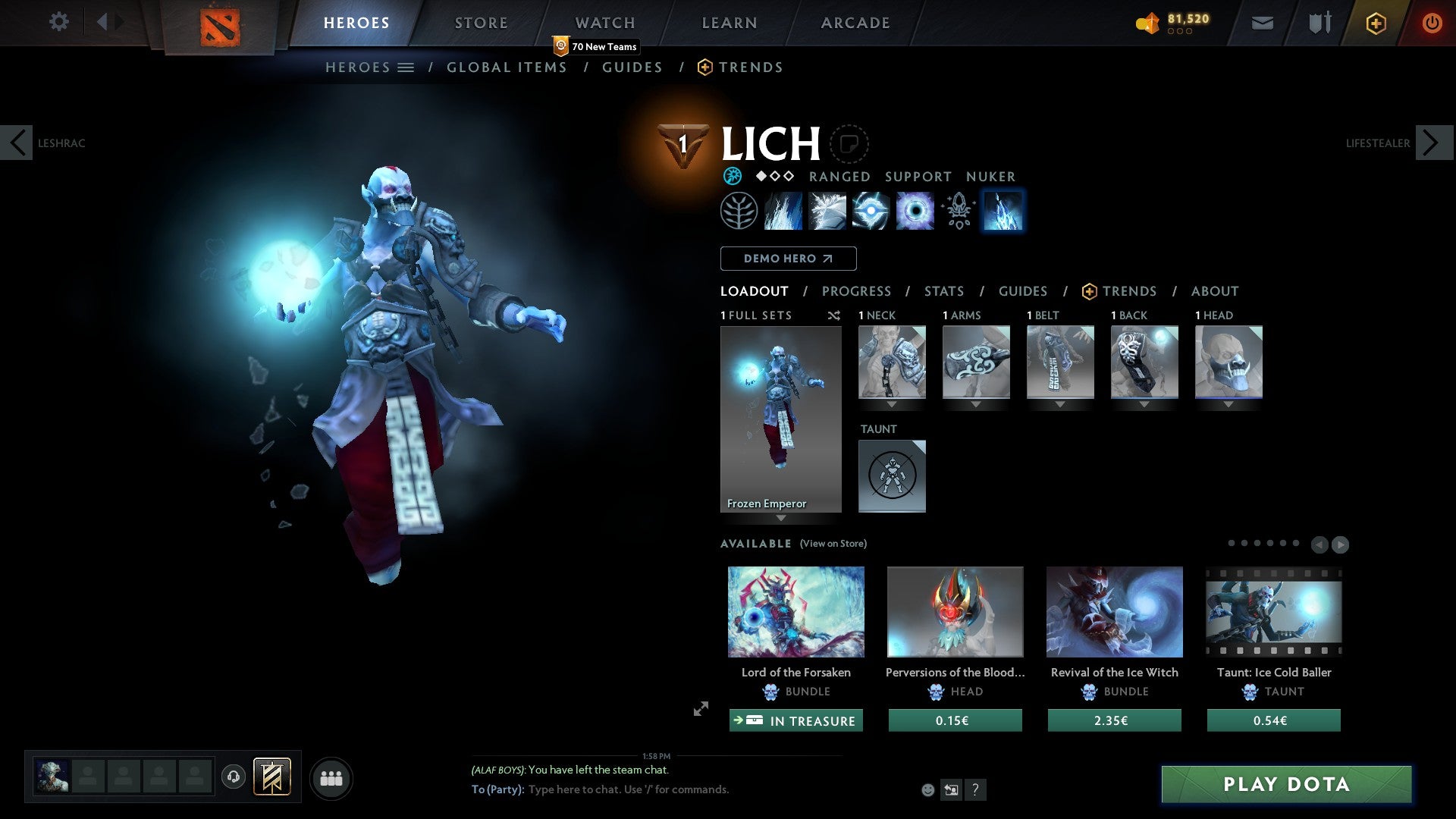 Immortal [ 1848 ] | MMR: 7538 - Behavior: 9950