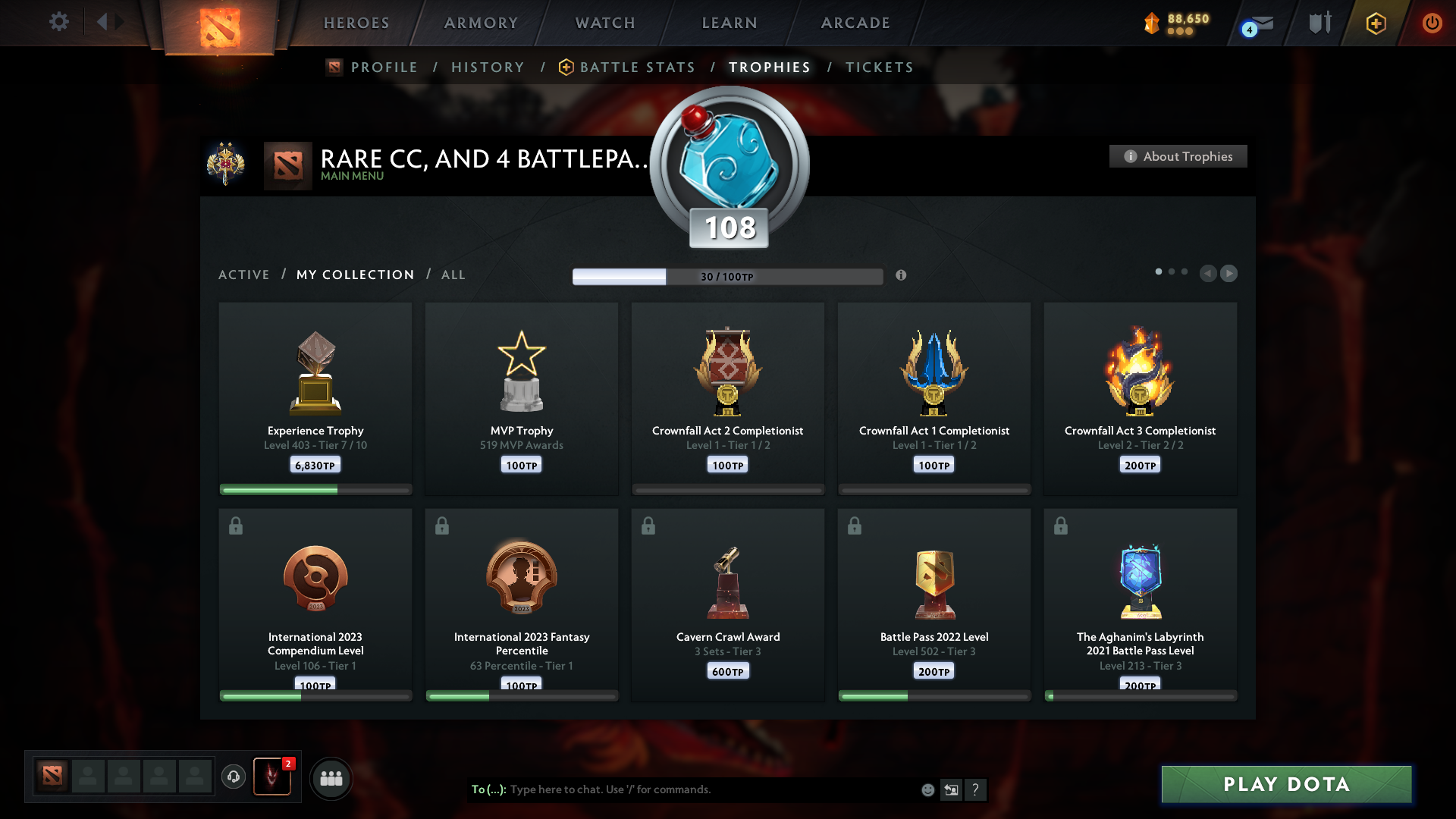 Legend II | MMR: 3215 - Behavior: 11216 - Communication: 11216