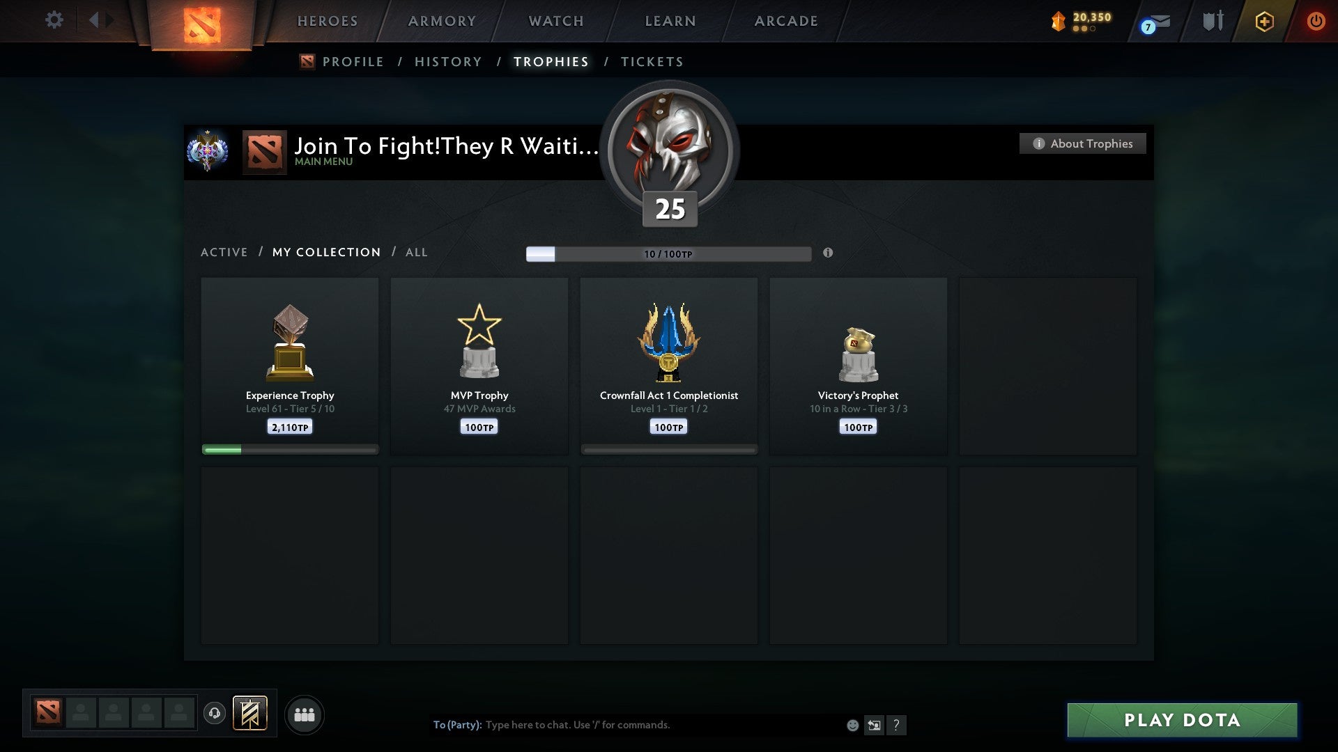 Ancient I | MMR: 3871 - Behavior: 10427 - Communication: 9667