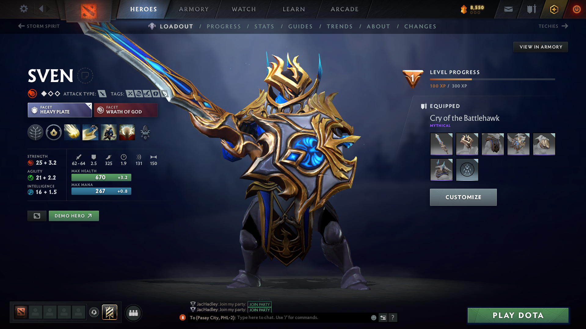 Ancient I | MMR: 3981 - Behavior: 11829 - Communication: 11639