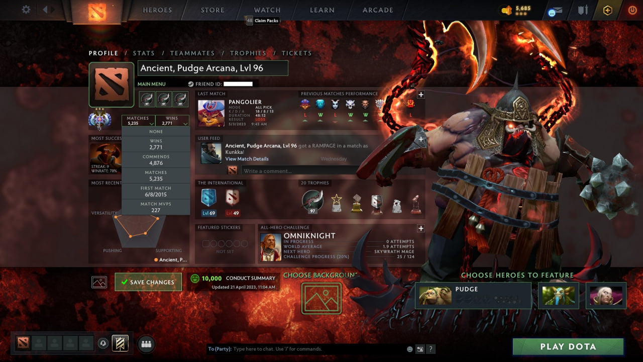 Ancient III | MMR: 4152 - Behavior: 10000