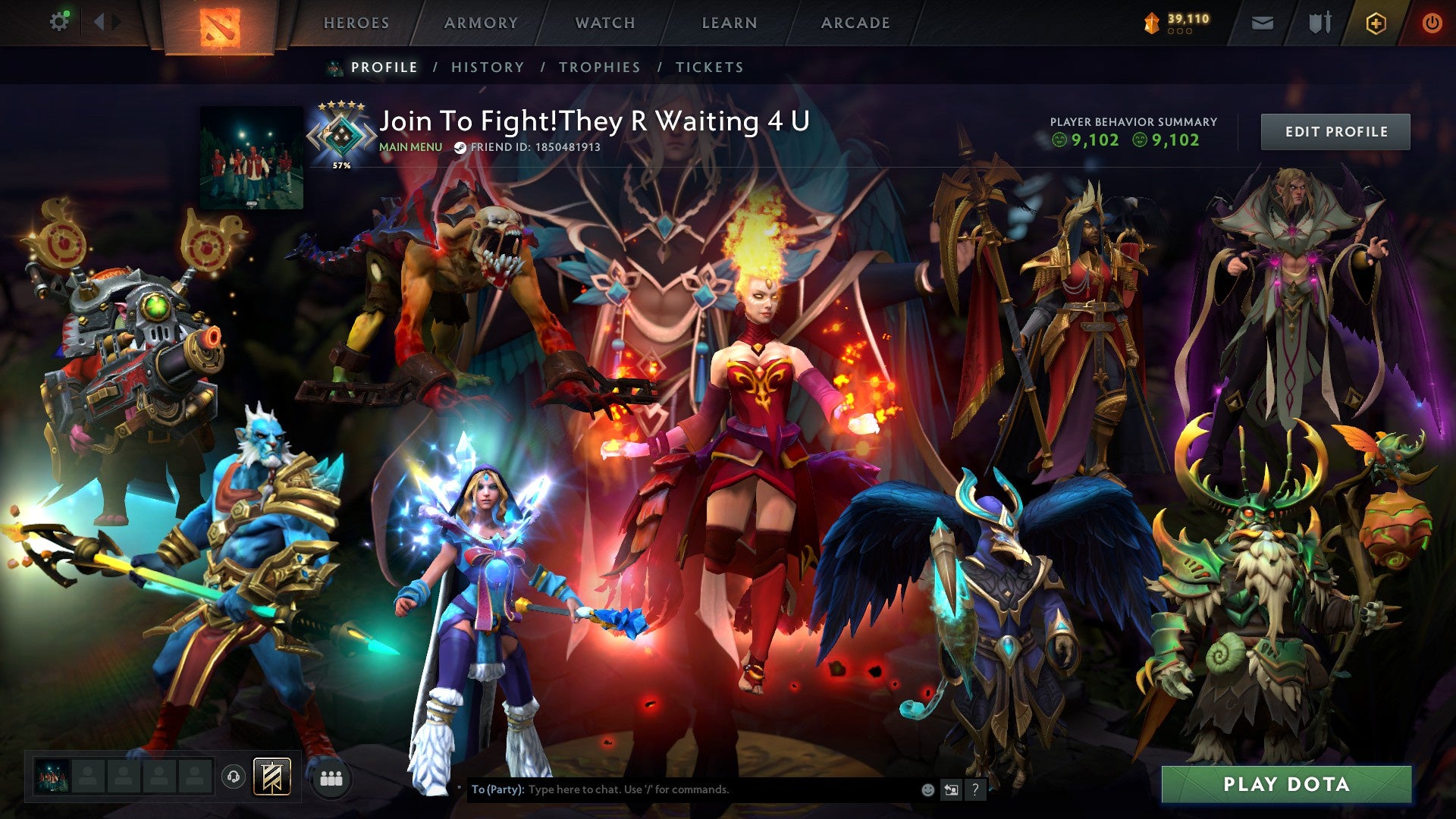 MMR: 2245 - Behavior: 9102