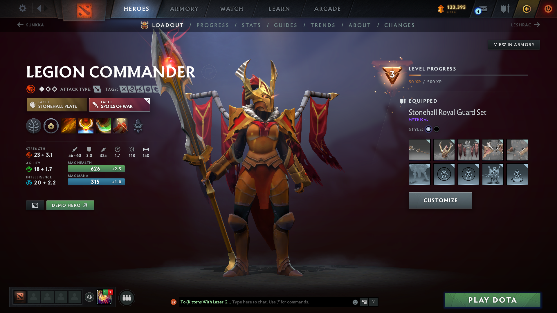Legend II | MMR: 3260 - Behavior: 12000 - Communication: 12000