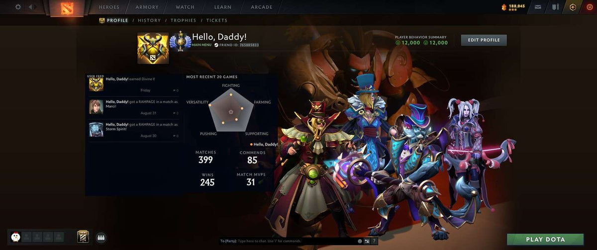 Divine I | MMR: 4699 - Behavior: 12000