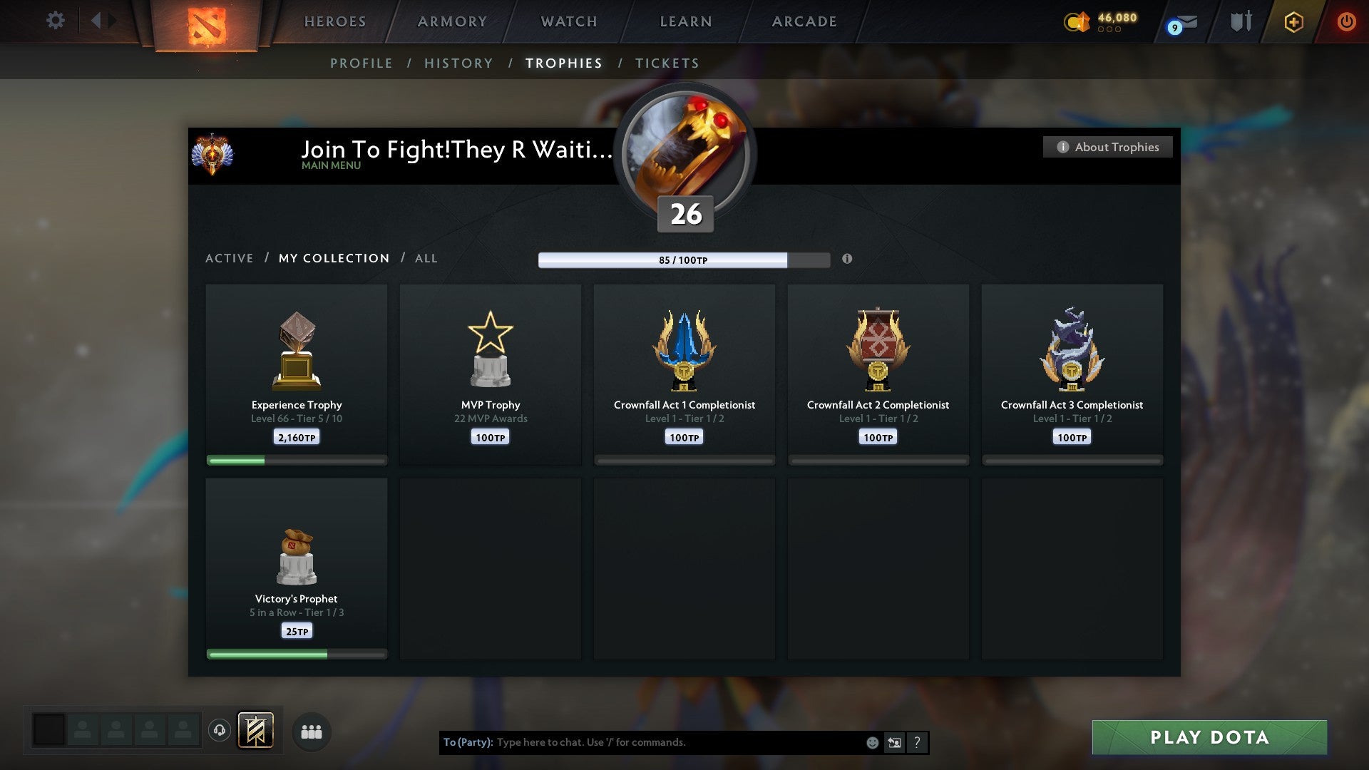 Immortal | MMR: 6109 - Behavior: 10774 - Communication: 10774