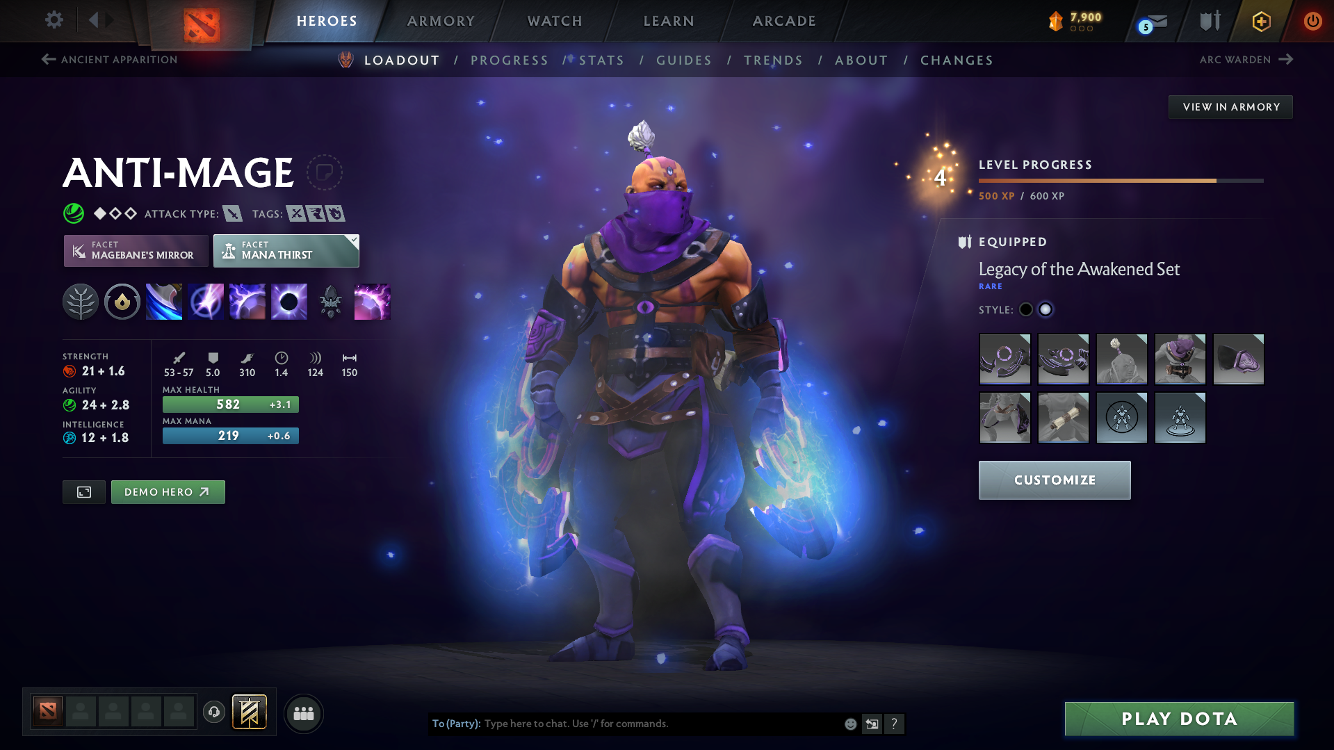 Archon I | MMR: 2317 - Behavior: 8488 - Communication: 8488