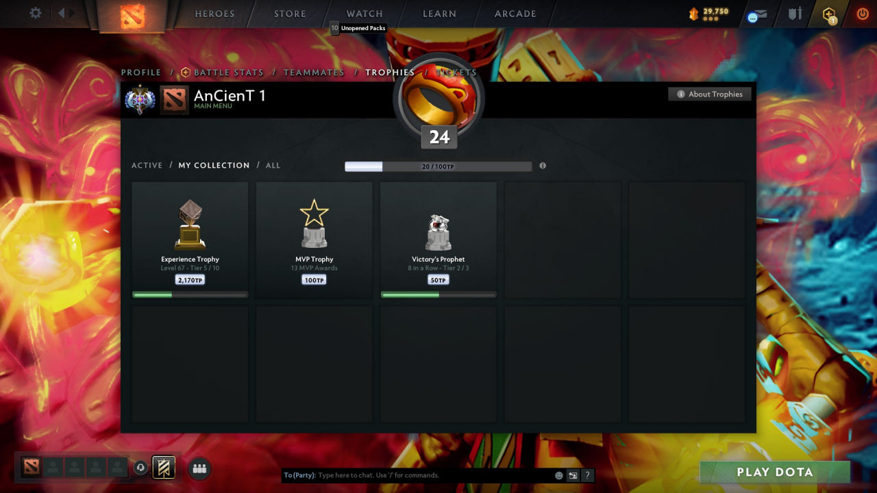 Ancient I | MMR: 3917 - Behavior: 9640