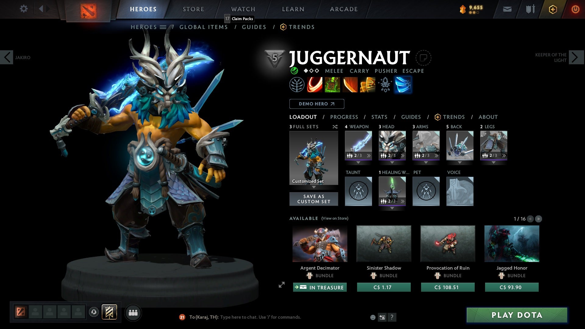 Ancient V | MMR: 4443 - Behavior: 9825