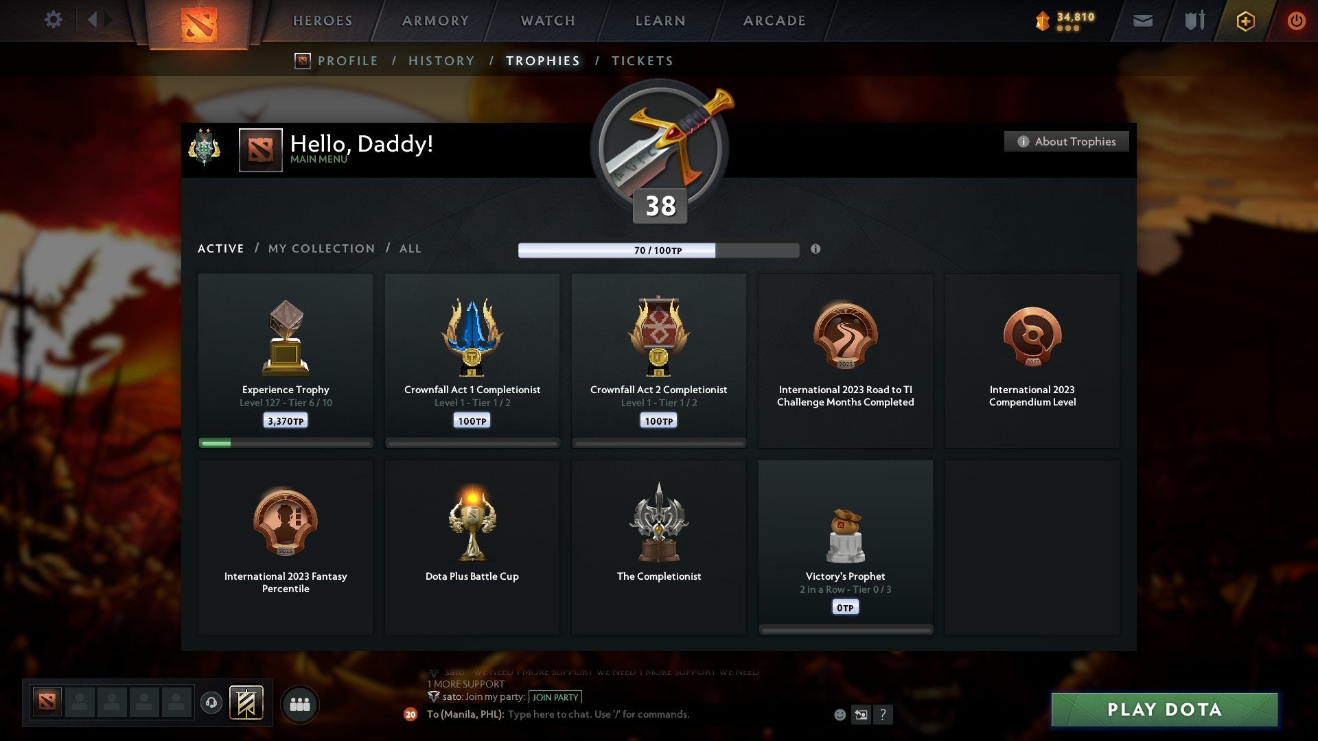 Archon II | MMR: 2429 - Behavior: 11550 - Communication: 11088