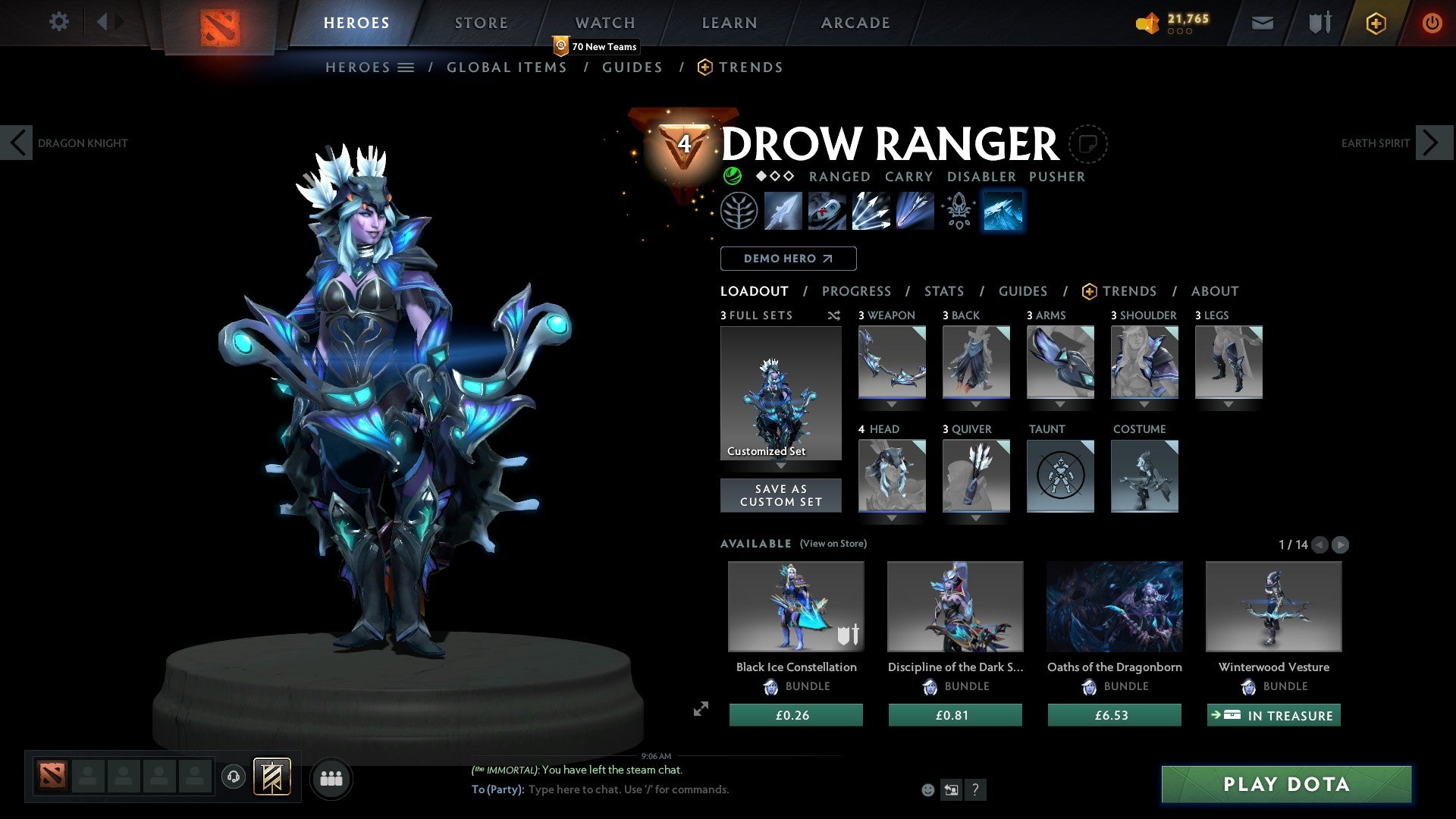 Immortal | MMR: 5755 - Behavior: 10000