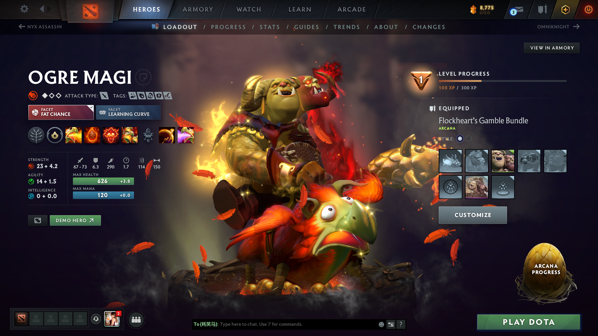 Ancient I | MMR: 3771 - Behavior: 8830 - Communication: 8830