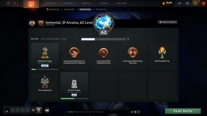 Immortal | MMR: 6043 - Behavior: 8607 - Communication: 8418