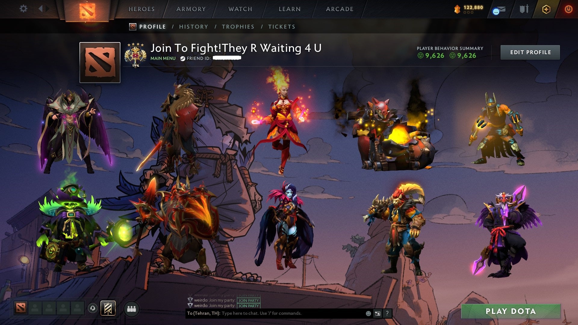 Legend IV | MMR: 3572 - Behavior: 9626 - Communication: 9626