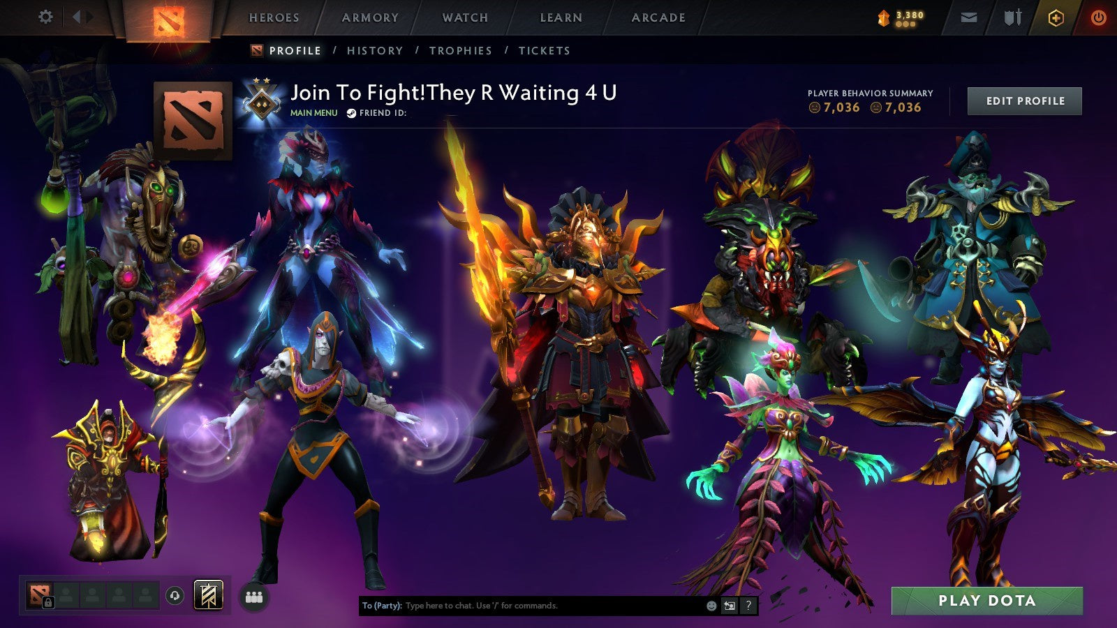 MMR: 807 - Behavior: 7036