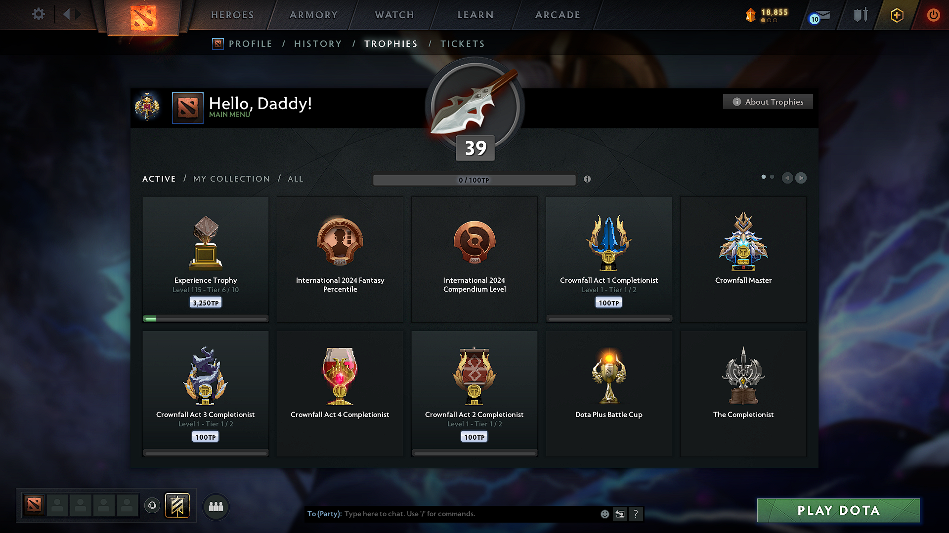 Legend I | MMR: 2984 - Behavior: 10642 - Communication: 10642