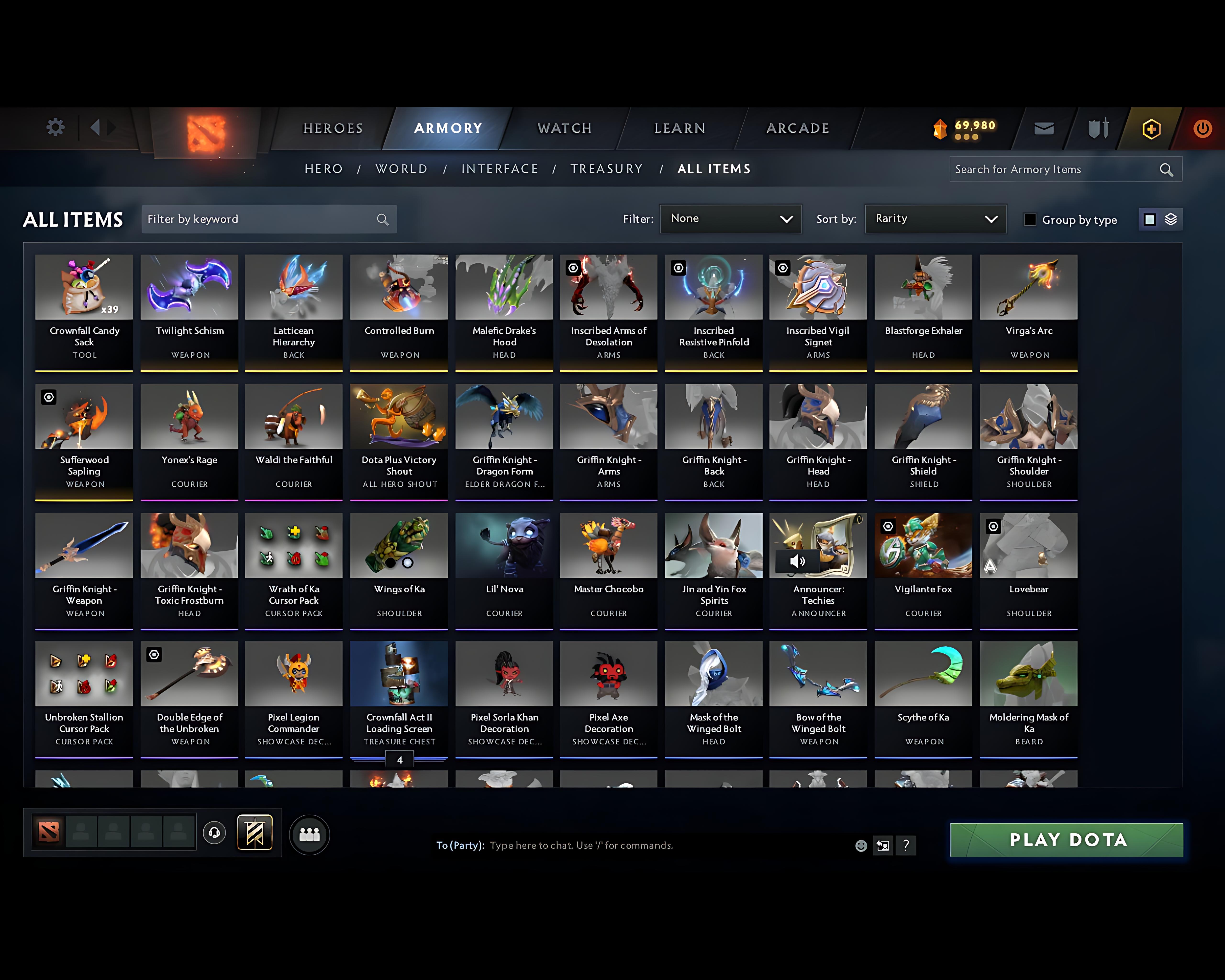 Legend I | MMR: 3110 - Behavior: 9170 - Communication: 9170