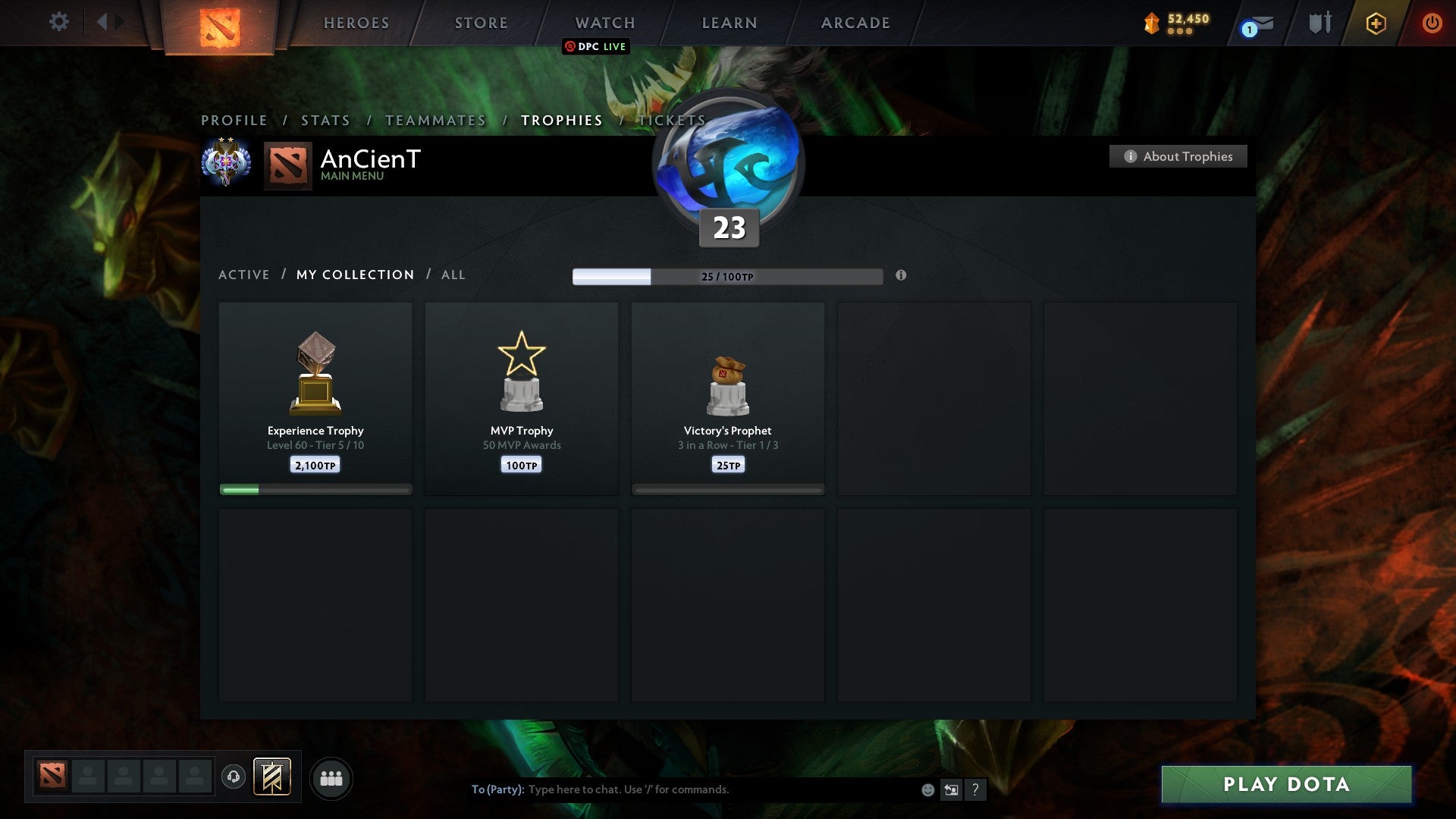 Ancient II | MMR: 4000 - Behavior: 9900