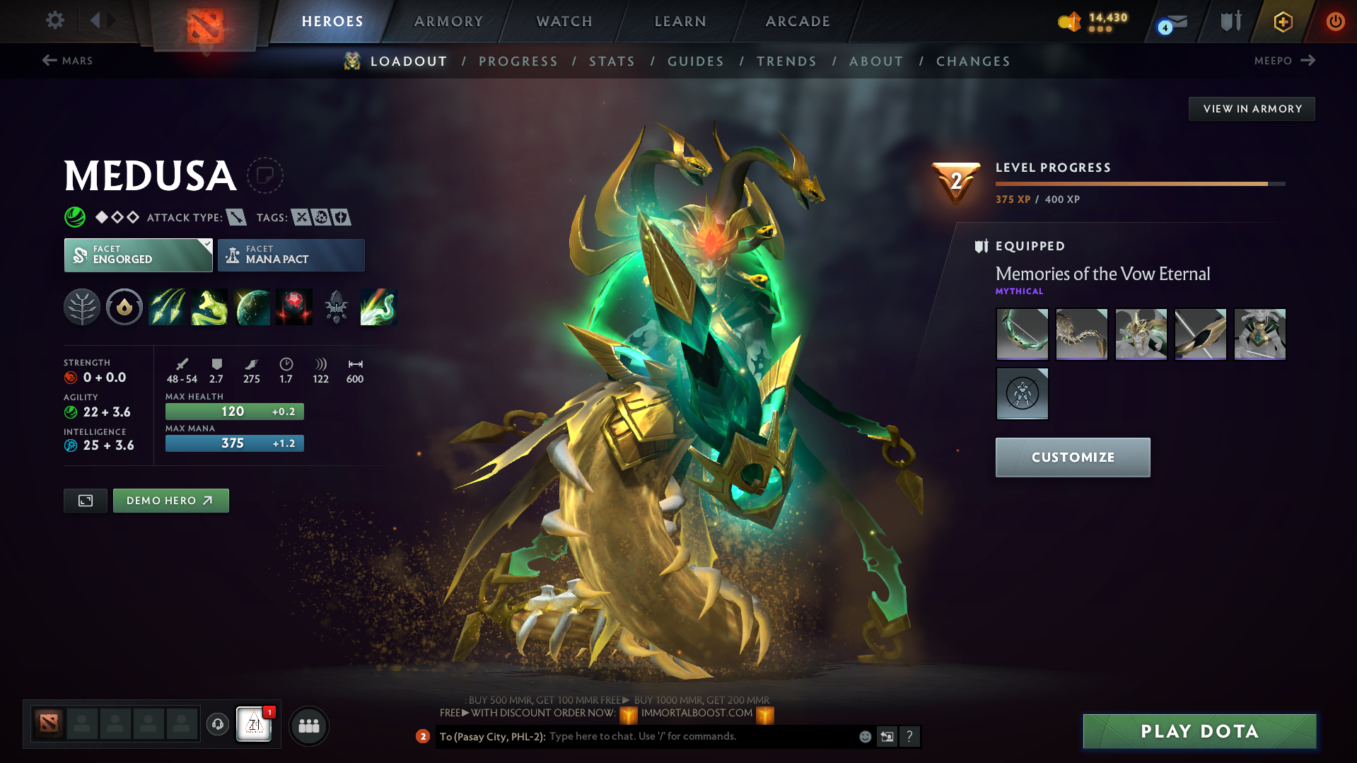 Archon I | MMR: 2364 - Behavior: 10232 - Communication: 10232