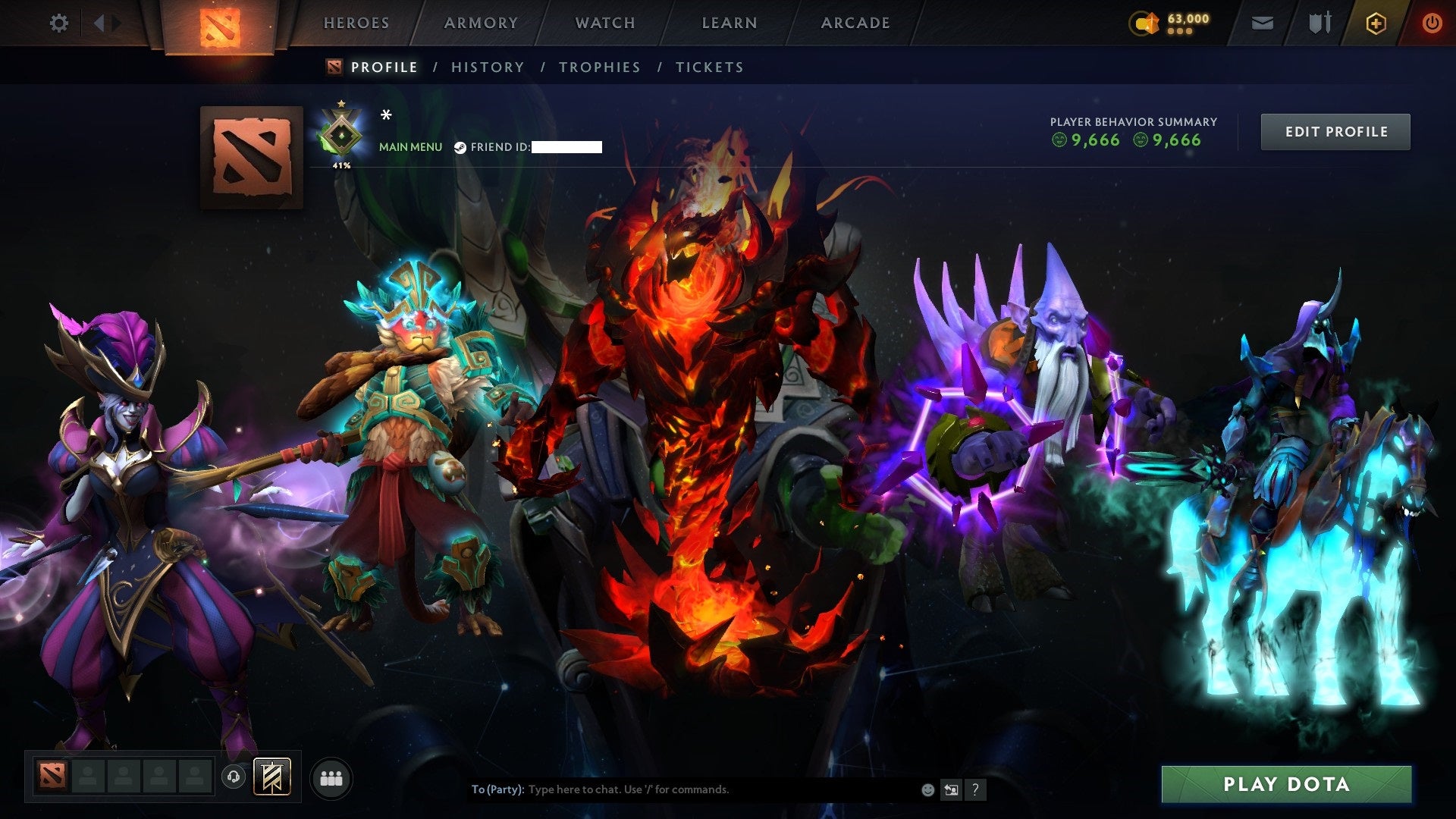 MMR: 100 - Behavior: 9666