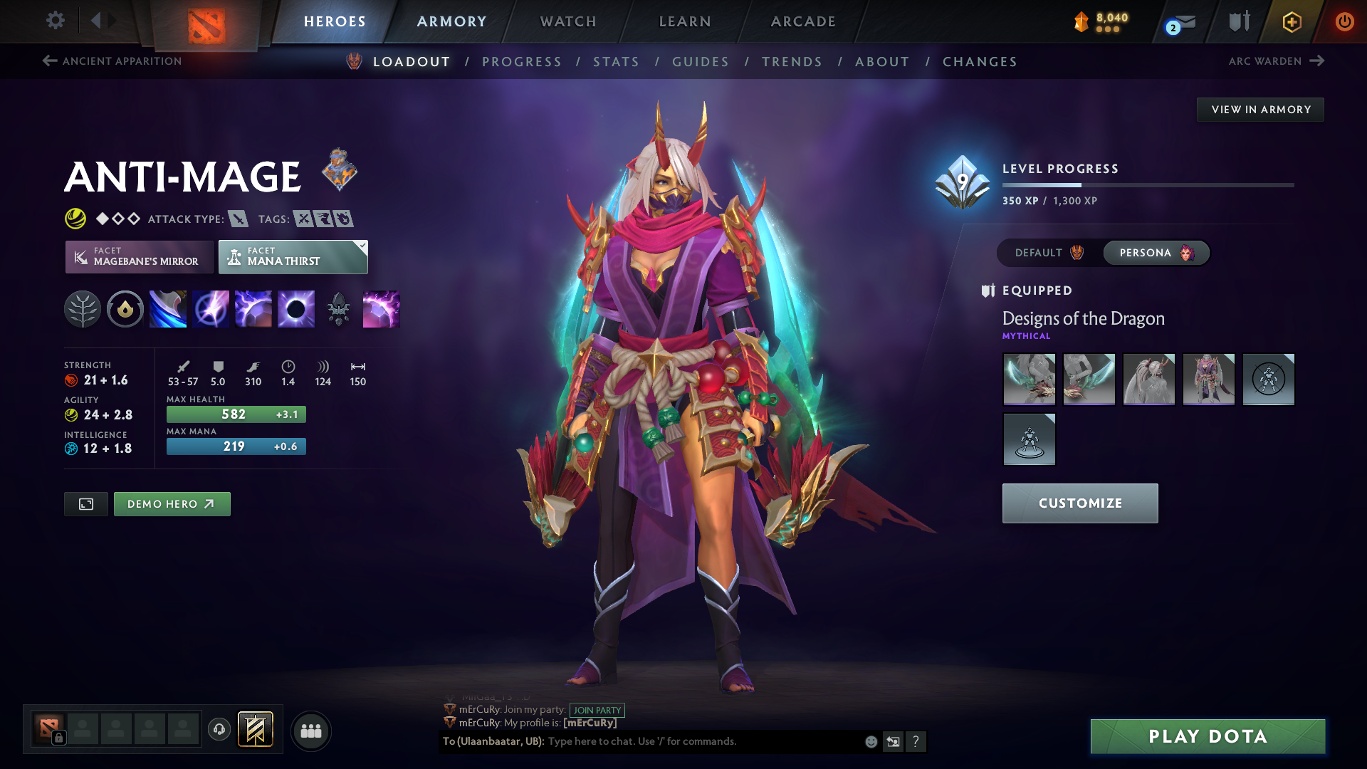 MMR: 2694 - Behavior: 7981