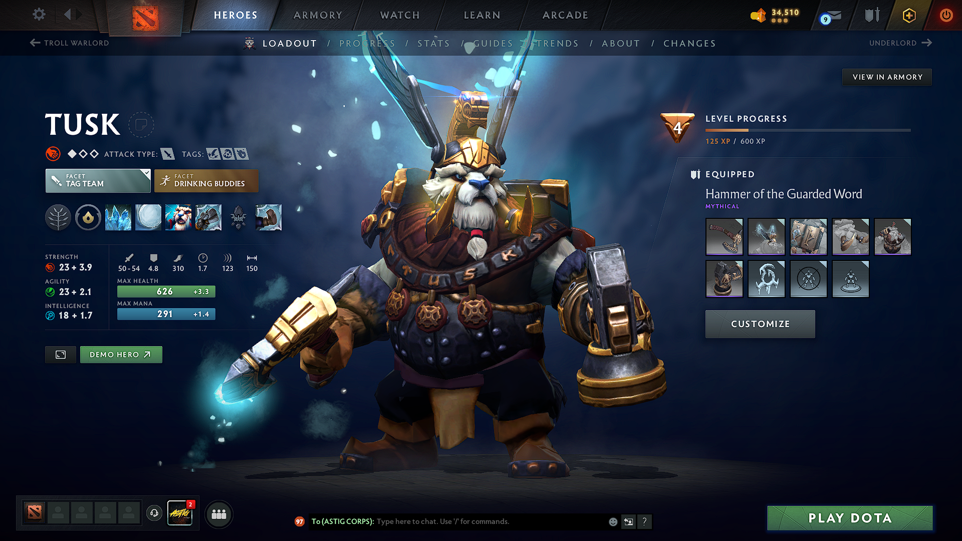 Crusader II | MMR: 1619 - Behavior: 10270 - Communication: 10216