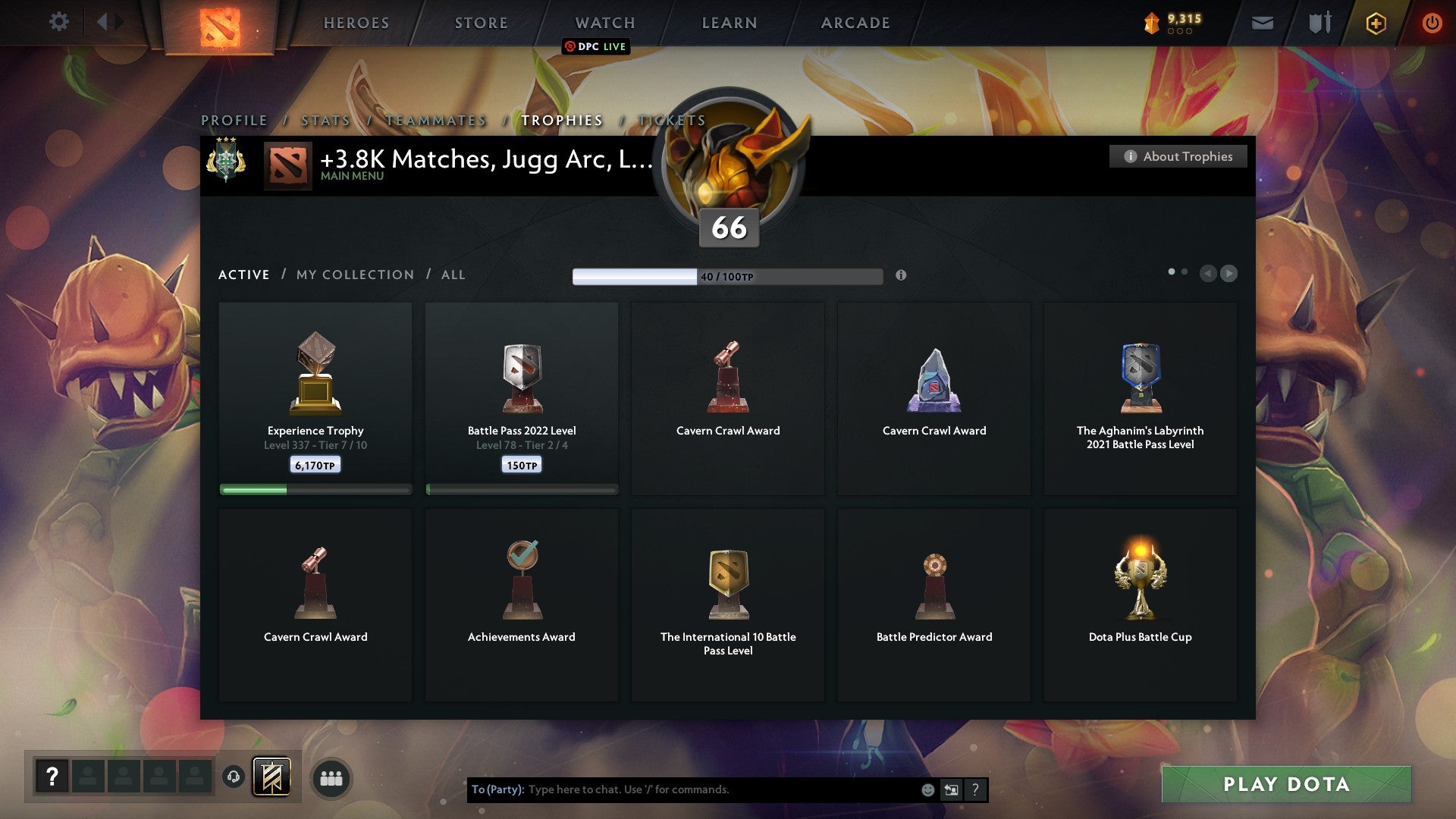 Archon III | MMR: 2520 - Behavior: 10000