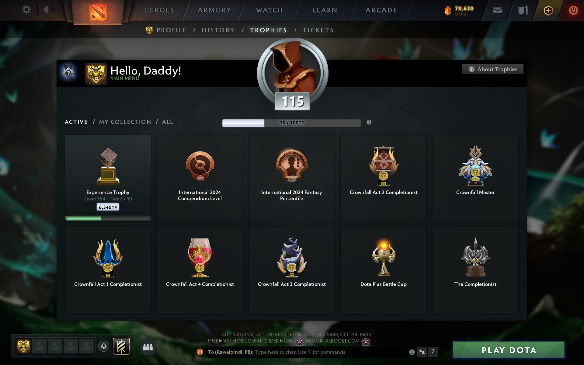 MMR: TBD - Behavior: 10000