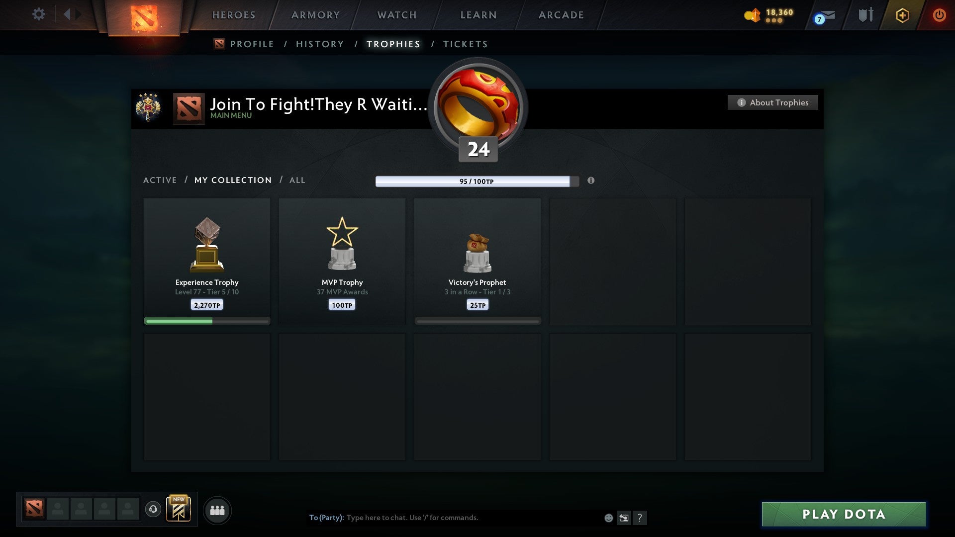 Legend IV | MMR: 3661 - Behavior: 8445 - Communication: 8445