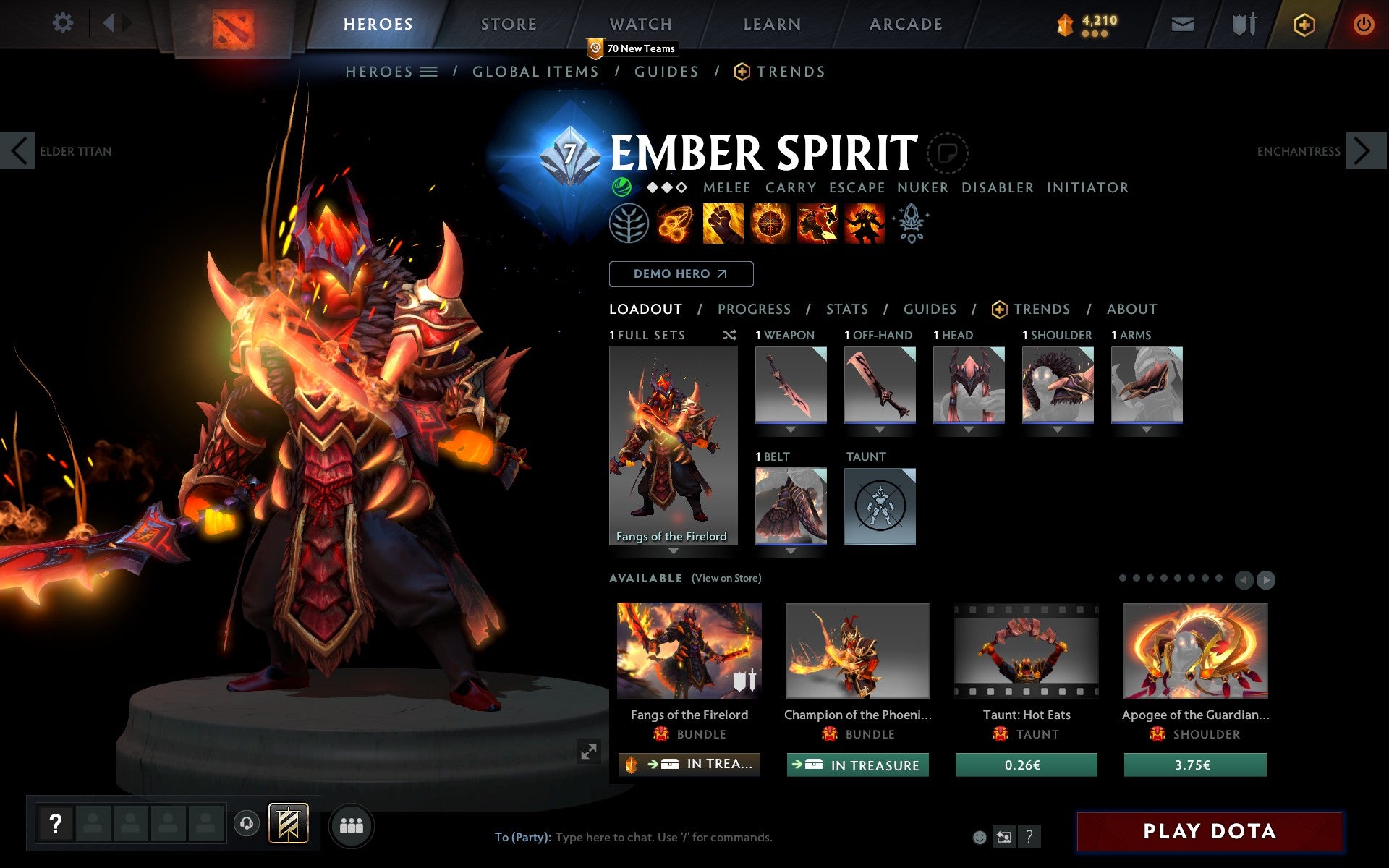 Ancient I | MMR: 3728 - Behavior: 9405