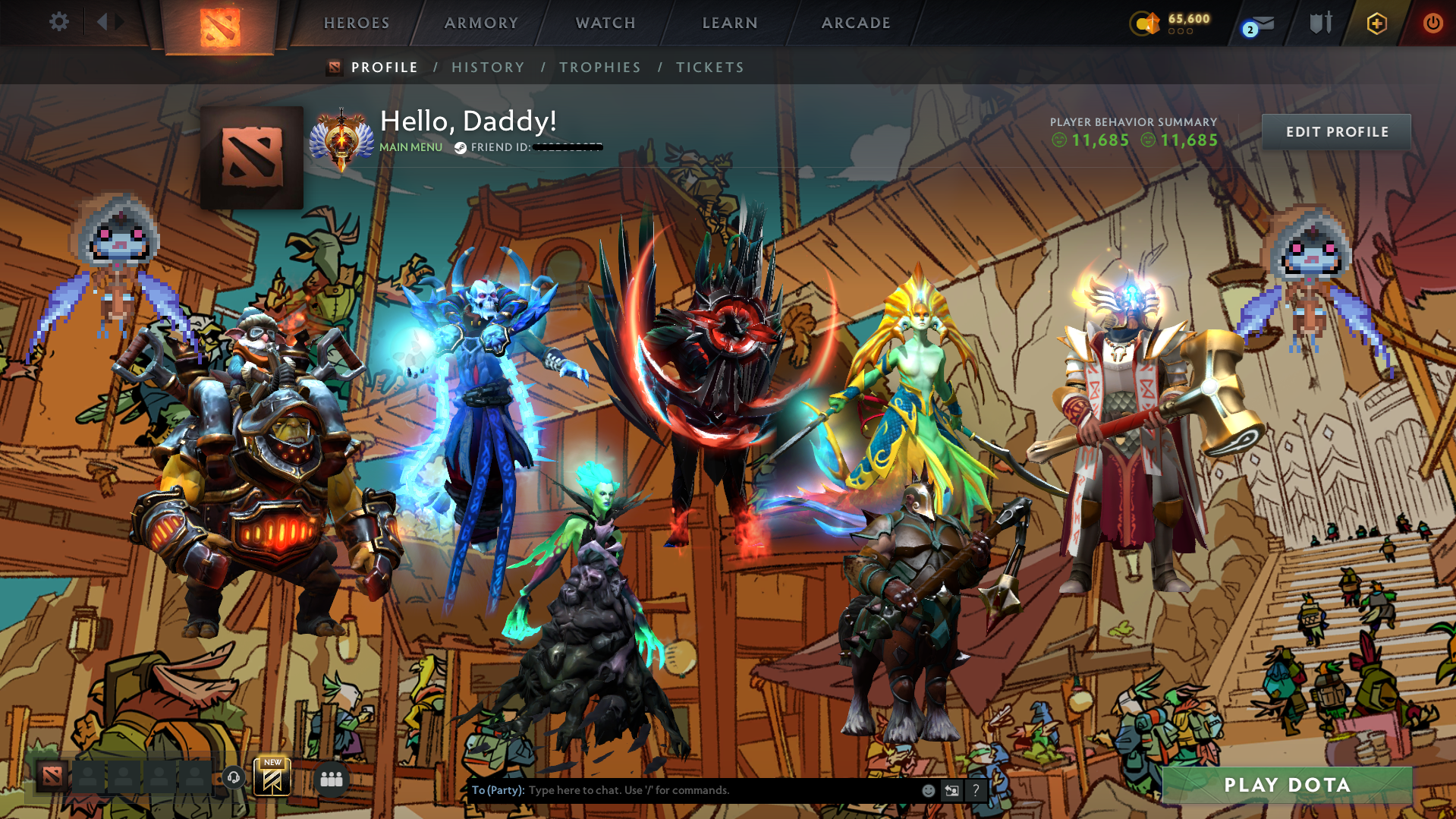 Immortal | MMR: 5938 - Behavior: 11685 - Communication: 11685