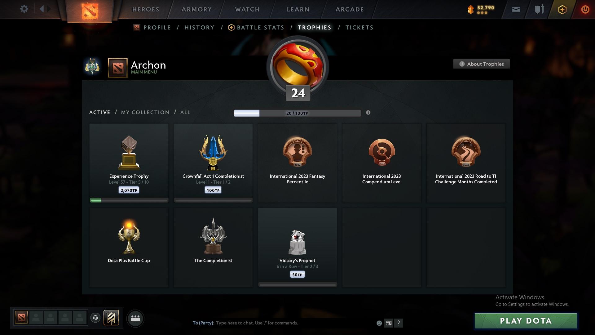 Archon II | MMR: 2392 - Behavior: 9385 - Communication: 9385