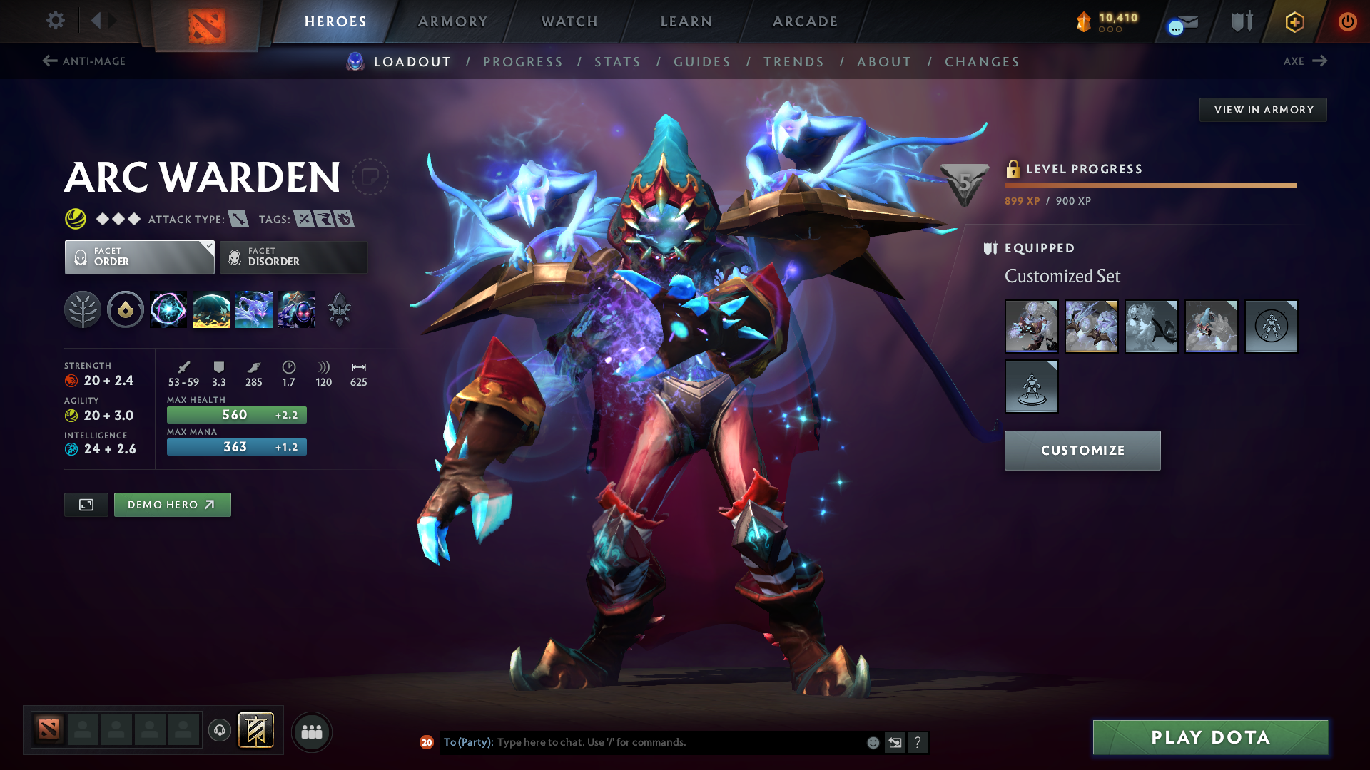 Immortal | MMR: 5541 - Behavior: 8449 - Communication: 8449