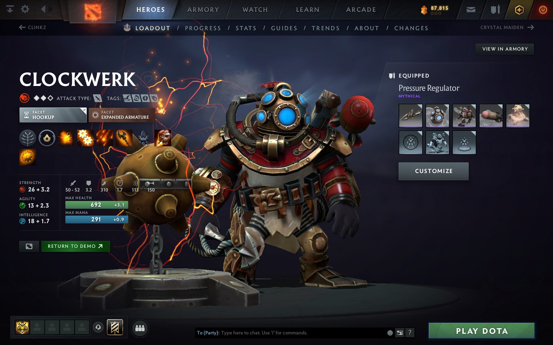 Legend III | MMR: 3454 - Behavior: 10686