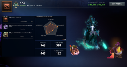 Archon II | MMR: 2446 - Behavior: 10288 - Communication: 10288