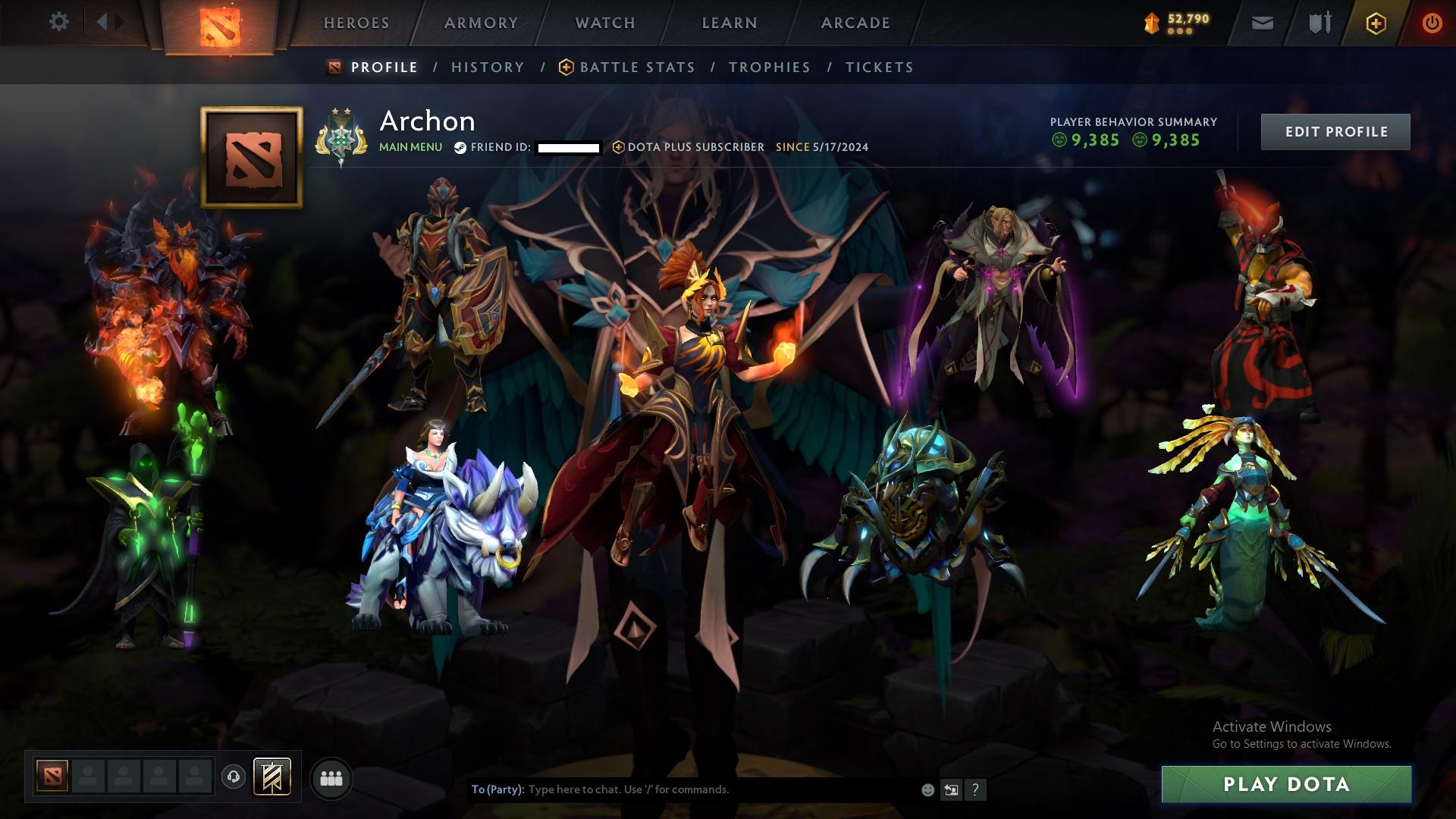 Archon II | MMR: 2392 - Behavior: 9385 - Communication: 9385