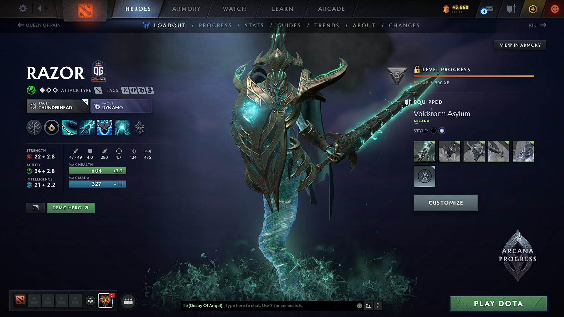 Legend I | MMR: 3194 - Behavior: 8772 - Communication: 8772