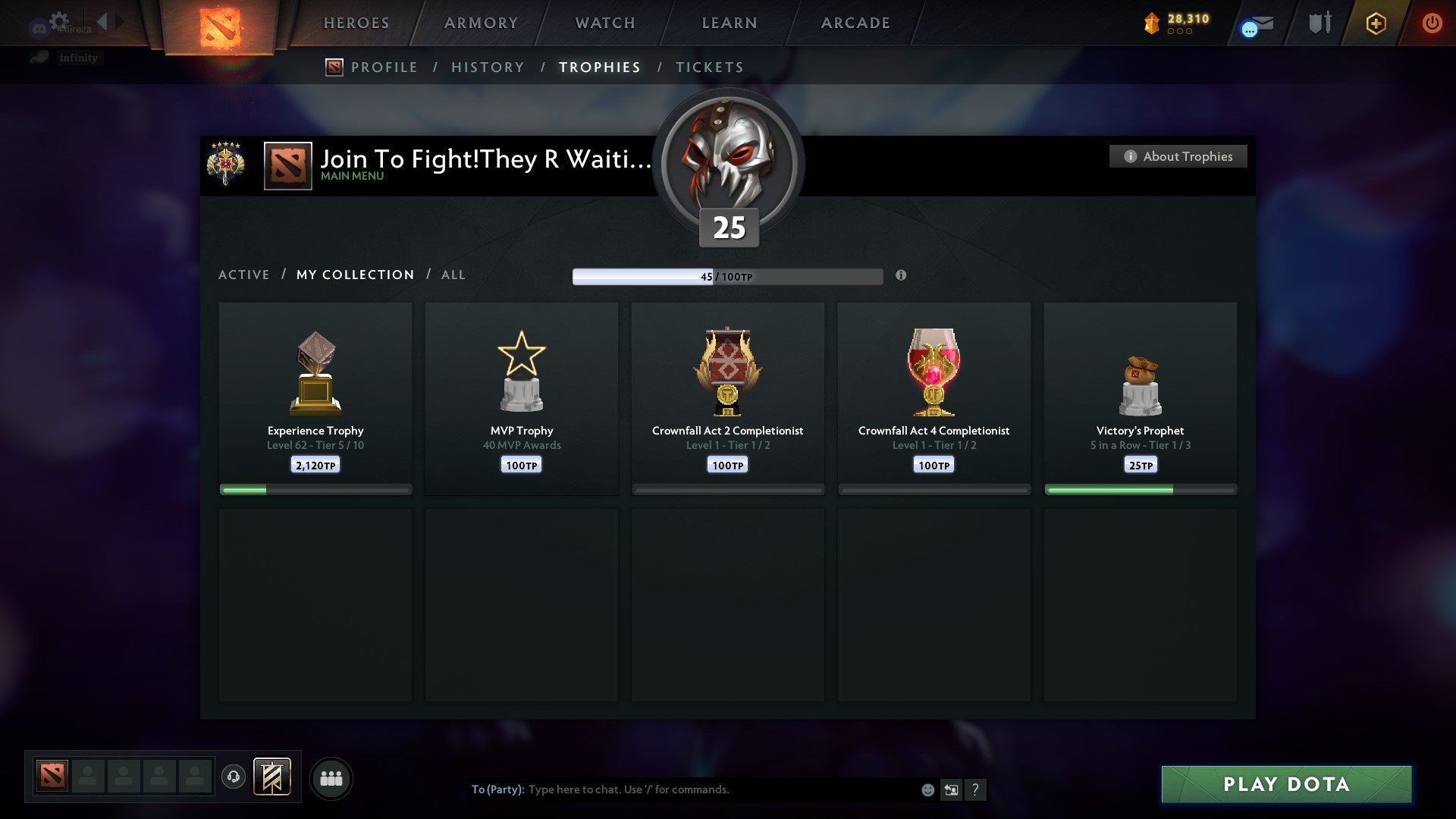 Legend V | MMR: 3634 - Behavior: 10299 - Communication: 10299