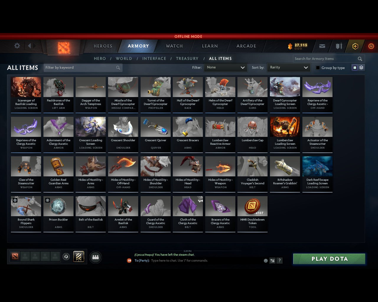 Immortal | MMR: 7124 - Behavior: 10380