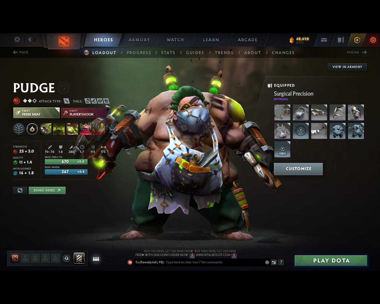 Immortal | MMR: 7516 - Behavior: 11813 - Communication: 11813