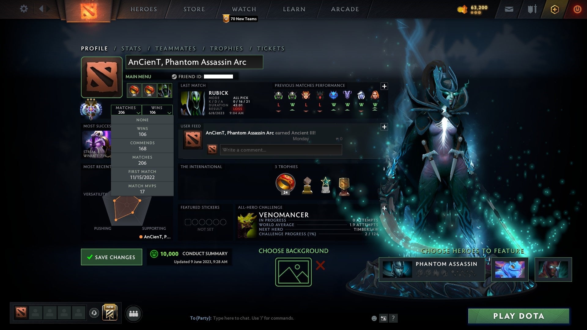 Ancient III | MMR: 4106 - Behavior: 10000