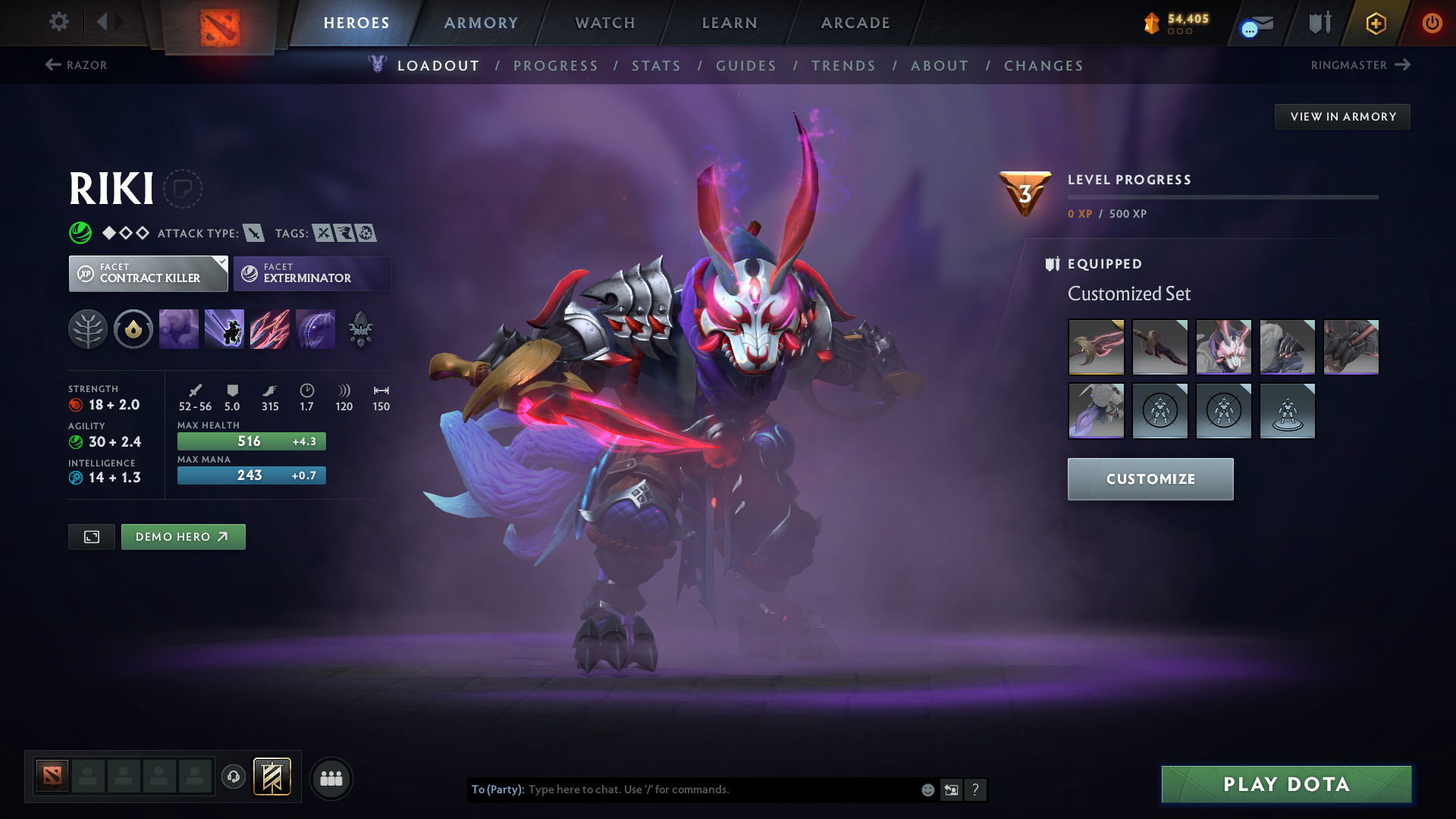 Legend I | MMR: 3043 - Behavior: 11147 - Communication: 11147